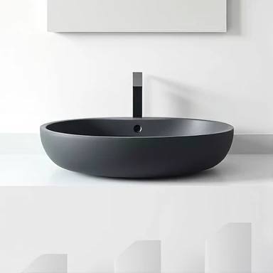 تصویر 1 از روشویی کابینتی مات و براق برای سرویس بهداشتی